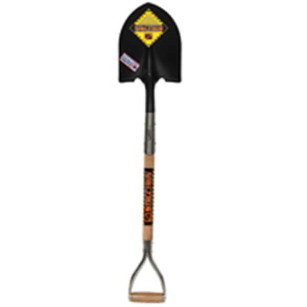 Seymour Midwest Round Point Shovel, 30 in L Hardwood Handle W/ D-Grip 4708186